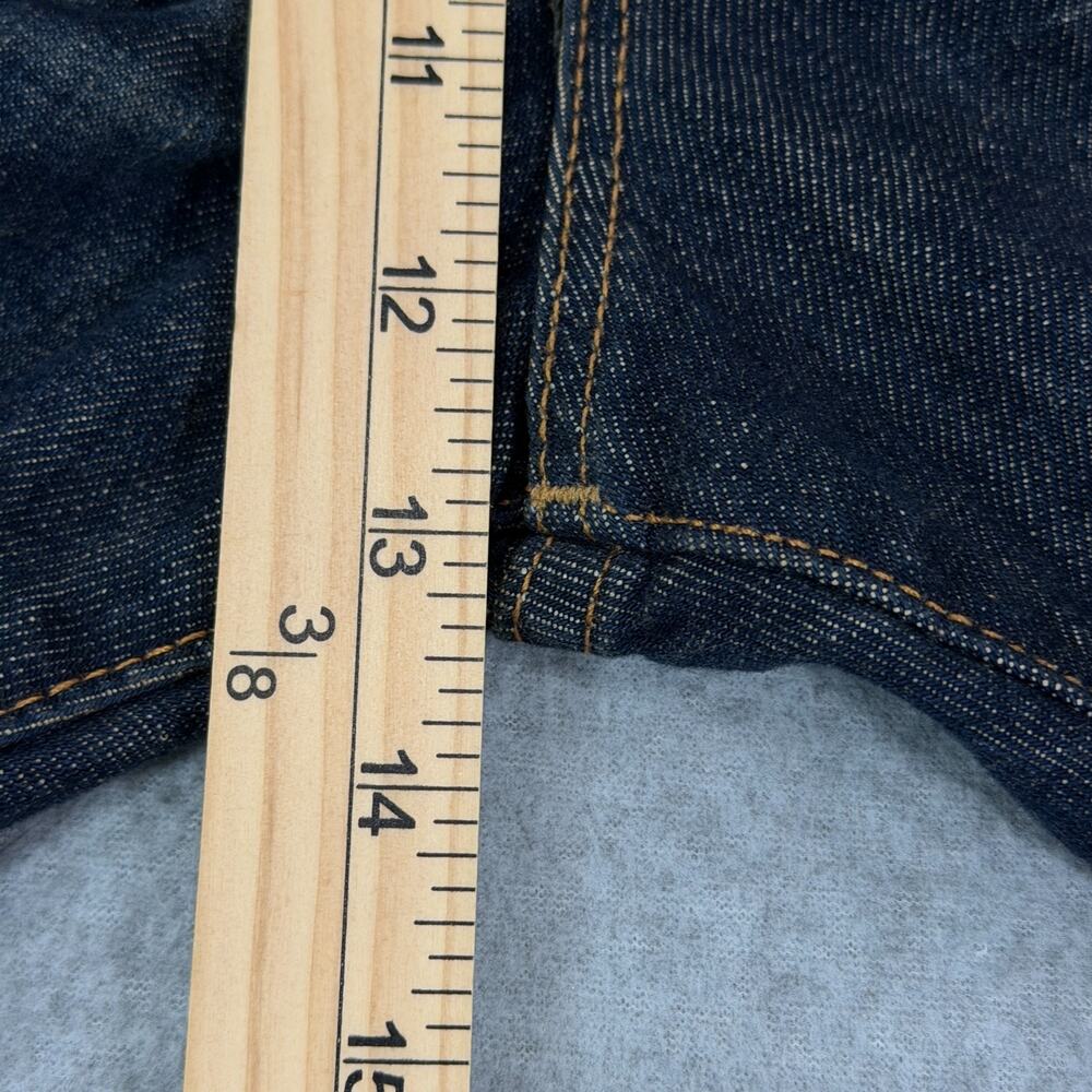 Polo Ralph Lauren Hampton Straight Jeans Mens 40x30 (Fit 42) Dark Wash Rope Dyed - Picture 14 of 16